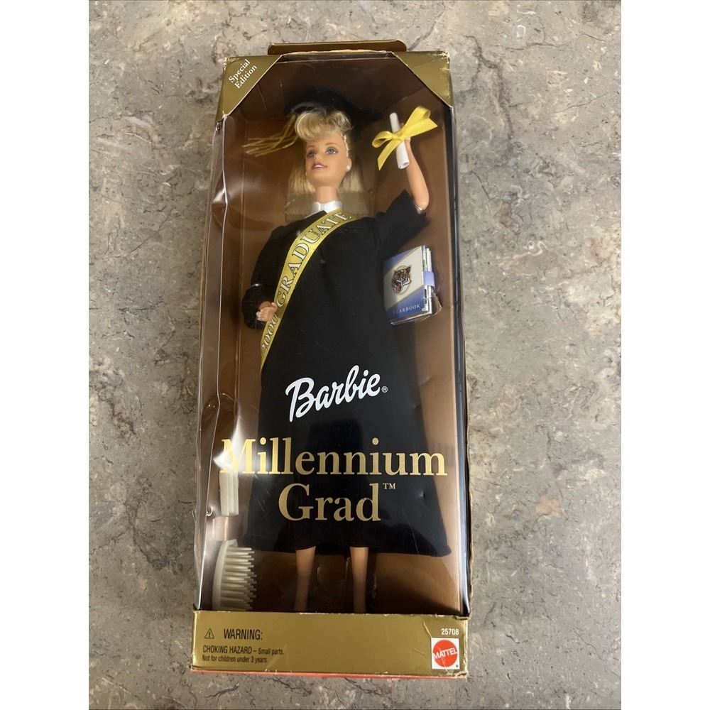 Vintage 1999 Mattel Millennium Grad BARBIE Special Edition Barbie Doll